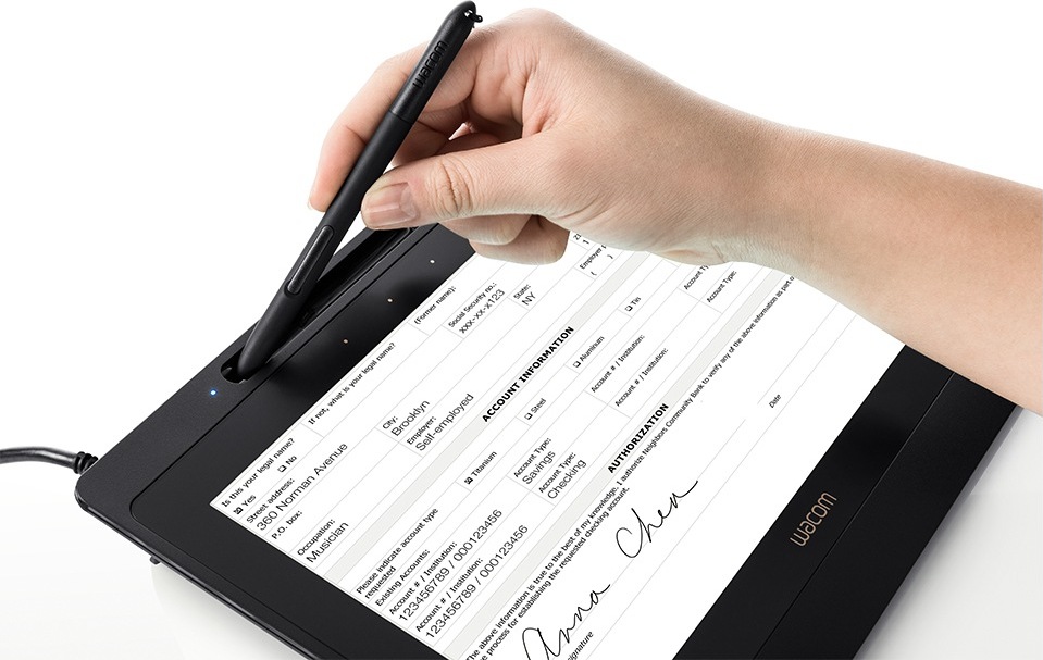 Wacom DTU1141B & sign pro PDF