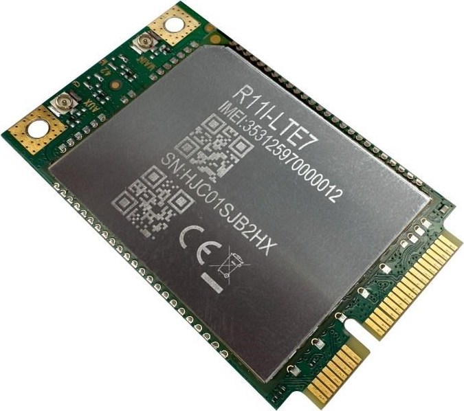 MikroTik R11e-LTE7 miniPCIe modul LTE CAT7