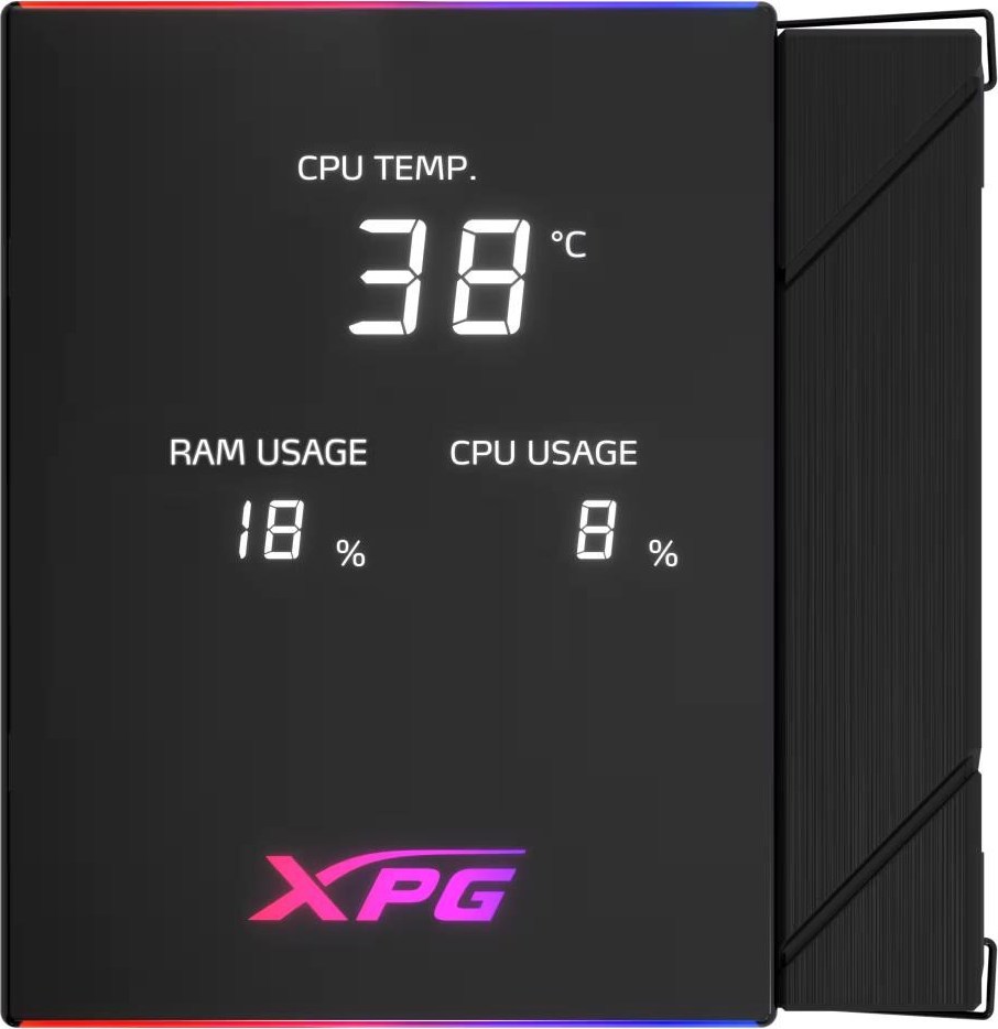 ADATA XPG Chladič CPU MAESTRO PLUS 62DA, 2x120 mm, ARGB, LGA 1851, AM5, černá