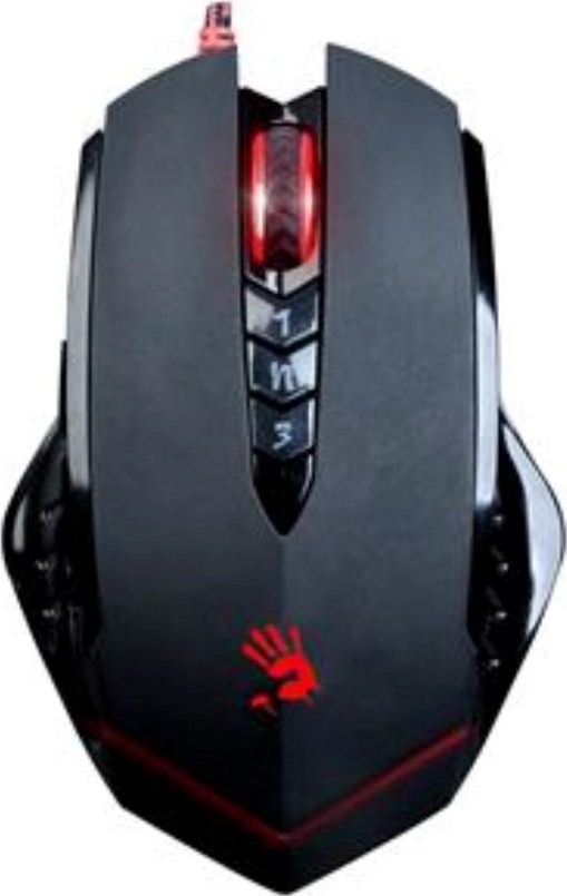 A4tech Bloody V8M, herní myš V-Track + CORE 2, 3200 DPI, USB, černá