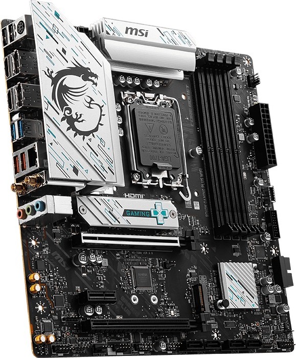 MSI MB Sc LGA1700 B760M GAMING PLUS WIFI, Intel B760, 4xDDR5, 2xDP, 2x HDMI, mATX