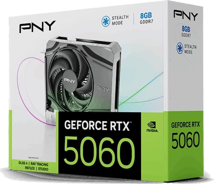 PNY VGA Nvidia GeForce RTX 5060 8GB, RTX 5060, 8GB GDDR7, 3xDP, 1xHDMI