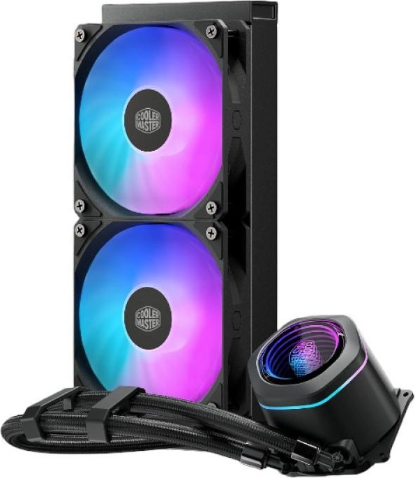 CoolerMaster Cooler Master vodní chladič MasterLiquid Core Nex 240, 2x120mm, LGA1851, AM5, černá