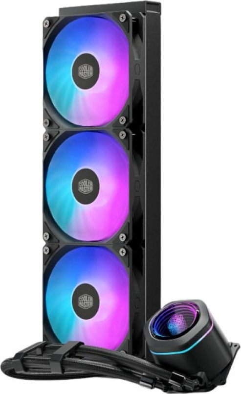 CoolerMaster Cooler Master vodní chladič MasterLiquid Core Nex 360, 3x120mm, LGA1851, AM5, černá