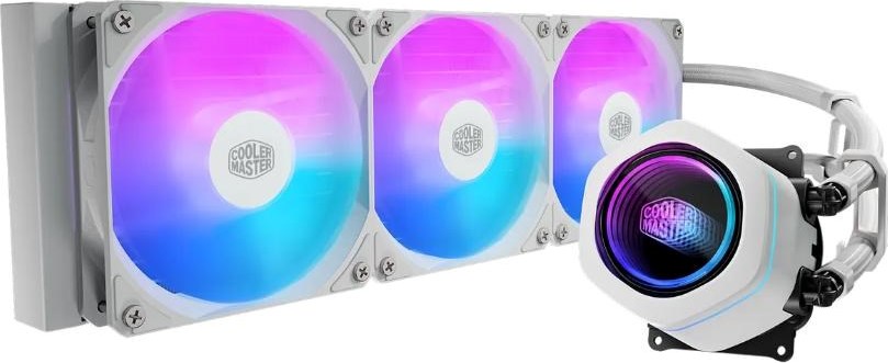 CoolerMaster Cooler Master vodní chladič MasterLiquid Core Nex 360, 3x120mm, LGA1851, AM5, bílá
