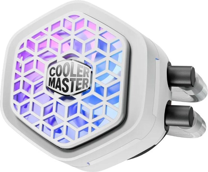 CoolerMaster Cooler Master vodní chladič MasterLiquid Atmos II VRM 240, 2x120mm, LGA1851, AM5, bílá