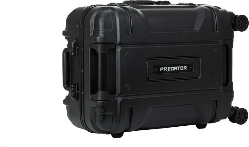 ACER Cestovní kufr Predator Robust Luggage 22",polykarbonát,54l,TSA kombinační zámek,2 kapsy,černá