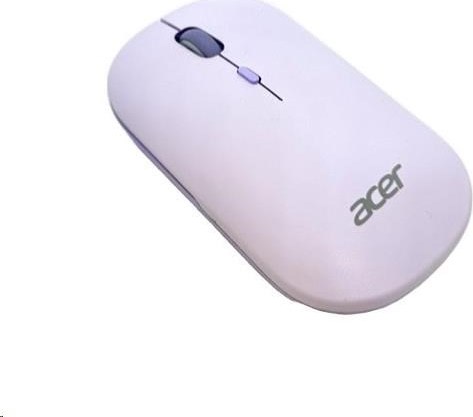 ACER Myš Wireless Mouse AMR130 Purple - Dual mode 2.4GHz + BT 5.2, 4 tlačítka, 800/1200/1600 dpi, USB Polling rate 125Hz