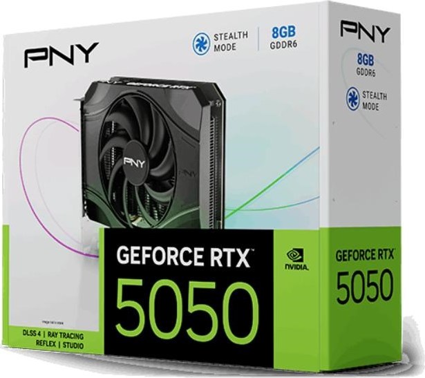 PNY VGA Nvidia GeForce RTX 5050 8GB Single Fan, RTX 5050, 8GB GDDR6, 3xDP, 1xHDMI