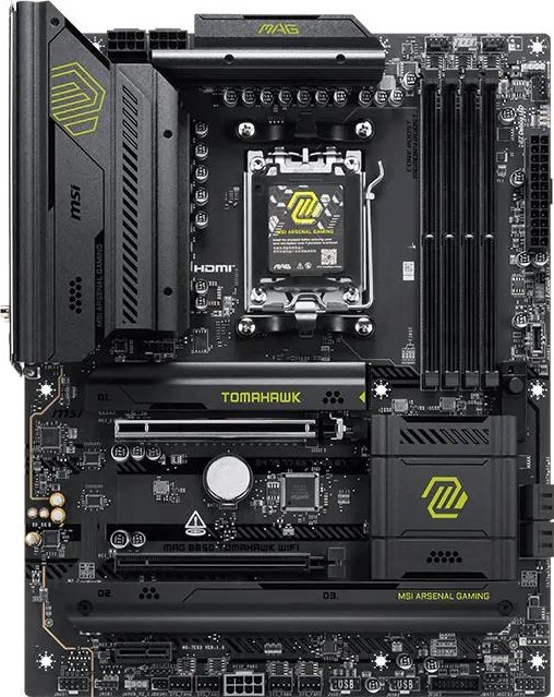MSI MB Sc AM5 MAG B850 TOMAHAWK WIFI, AMD B850, 4xDDR5, WiFi, 1xHDMI