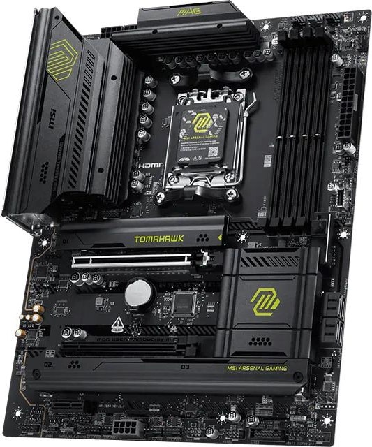 MSI MB Sc AM5 MAG B850 TOMAHAWK WIFI, AMD B850, 4xDDR5, WiFi, 1xHDMI