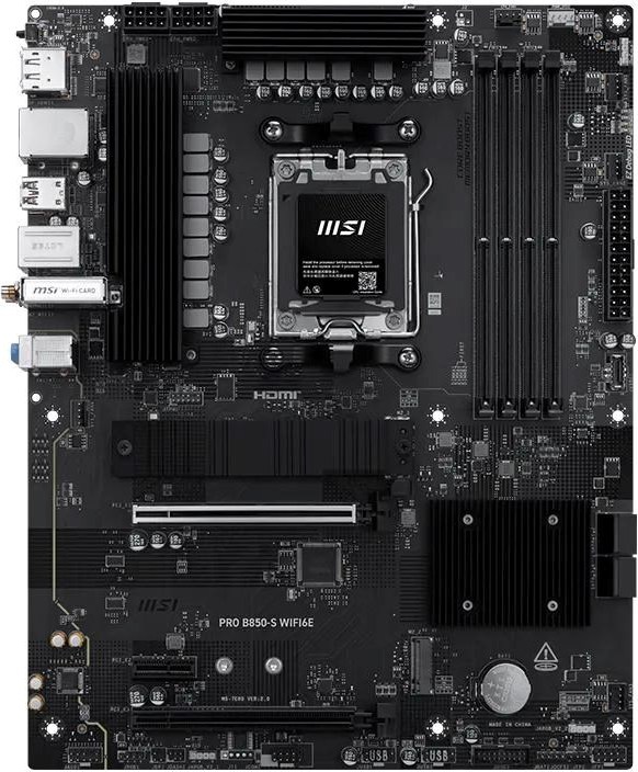 MSI MB Sc AM5 PRO B850-S WIFI6E, AMD B850, 4xDDR5, WiFi, 1xHDMI, 1xDP