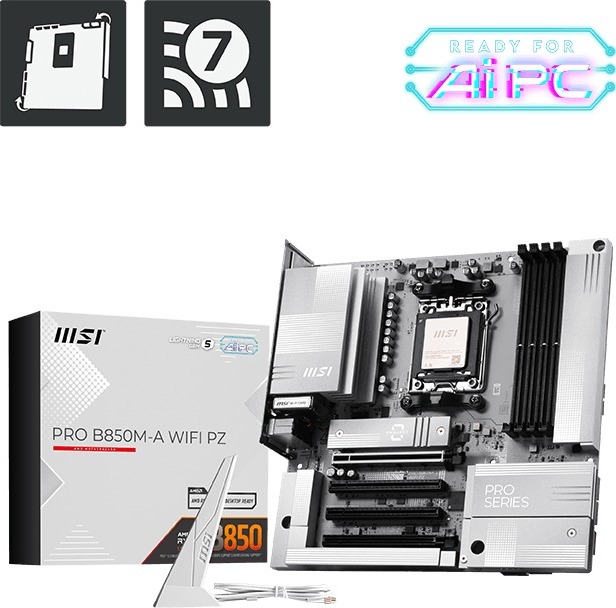 MSI PRO B850M-A WIFI PZ/AM5/mATX
