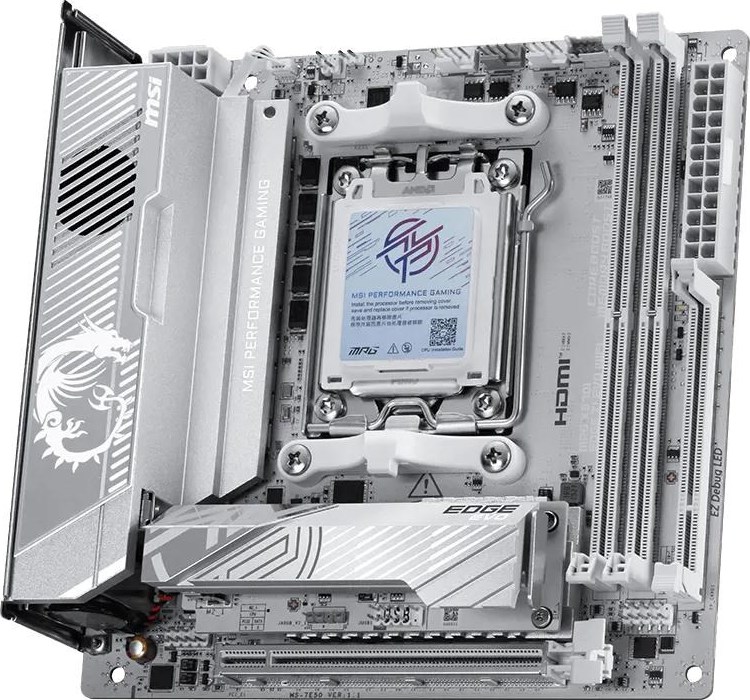 MSI MB Sc AM5 MPG X870I EDGE TI EVO WIFI, AMD B870, 2xDDR5, WiFi,1xHDMI, mini-ITX