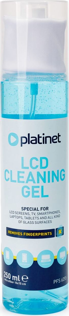 Fellowes Platinet PFS6255 čistící gel na LCD 250 ml + utěrka z mikrovlákna