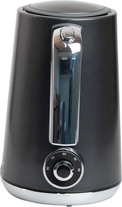 ORAVA Delux-1 rychlovarná konvice, 2200 W, 1.7 l, regulace teploty, automatické vypnutí, nerez černá