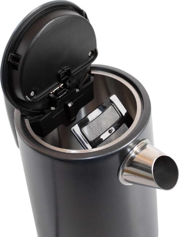 ORAVA Delux-1 rychlovarná konvice, 2200 W, 1.7 l, regulace teploty, automatické vypnutí, nerez černá