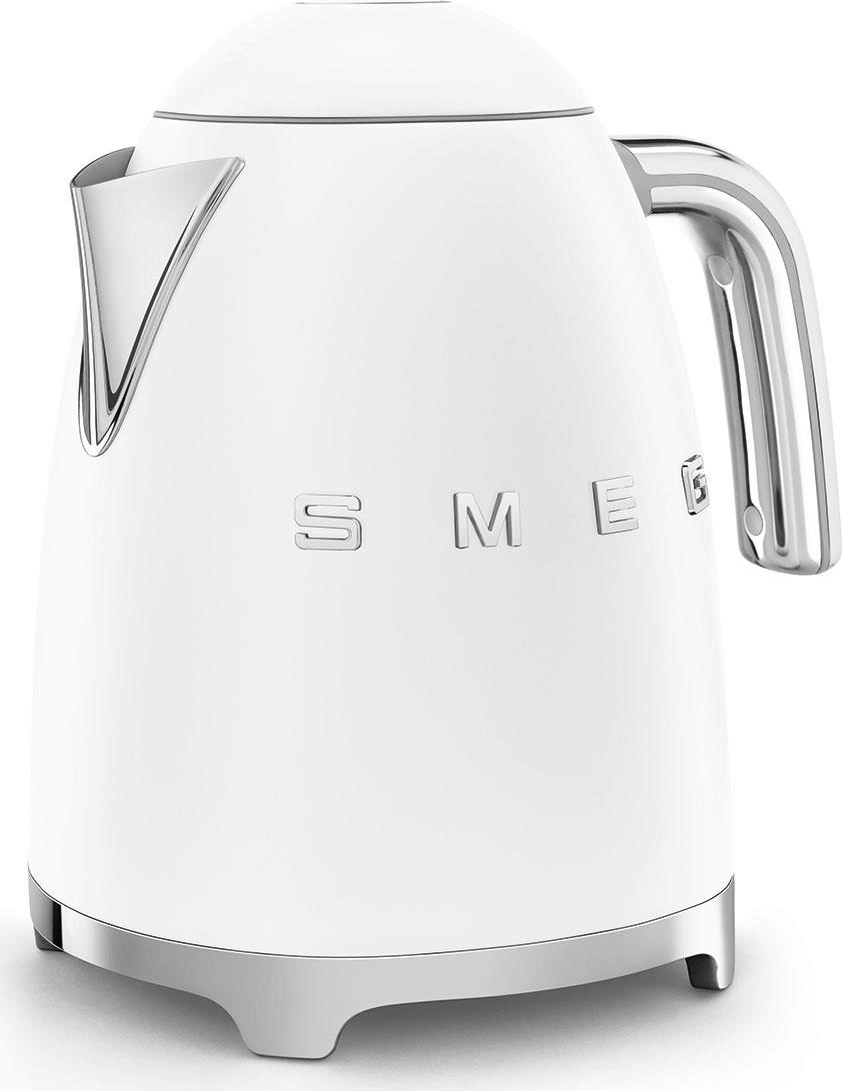 NoName Smeg KLF03WHMEU, rychlovarná konvice, 1,7 l, (7 šálků), 2400 W, styl 50. let, matná bílá