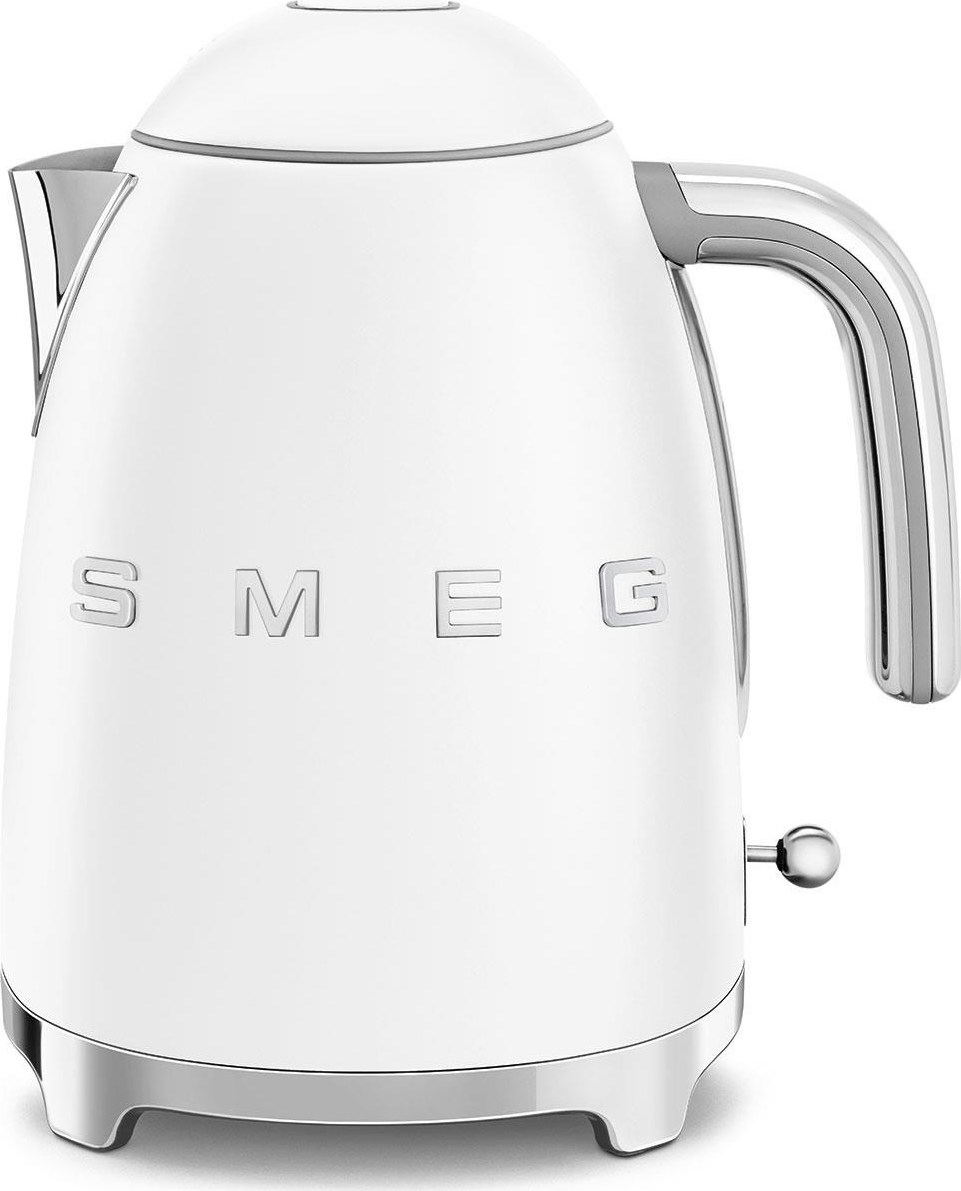 NoName Smeg KLF03WHMEU, rychlovarná konvice, 1,7 l, (7 šálků), 2400 W, styl 50. let, matná bílá