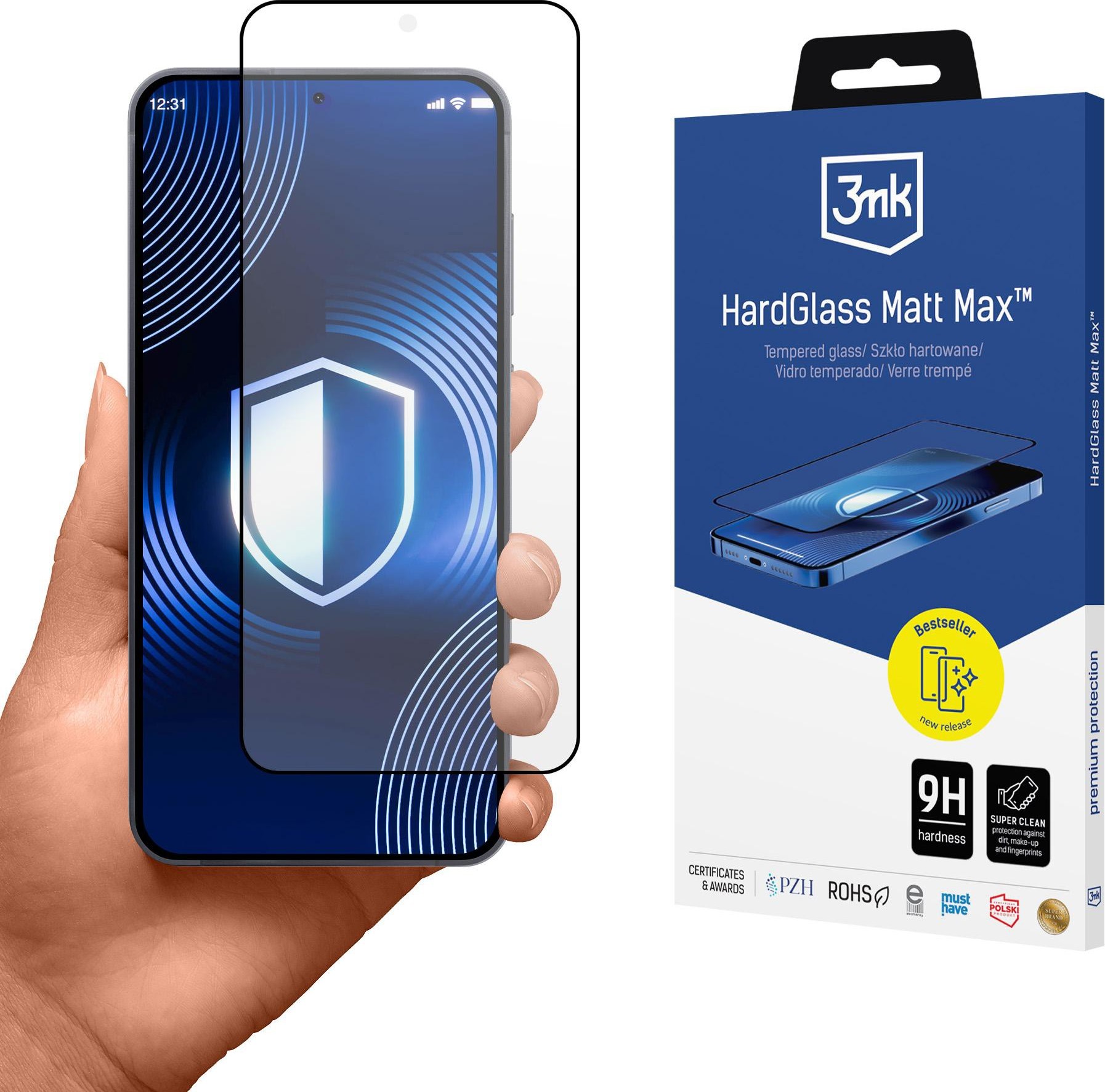 3mk tvrzené sklo HardGlass Matt Max pro Samsung Galaxy S26