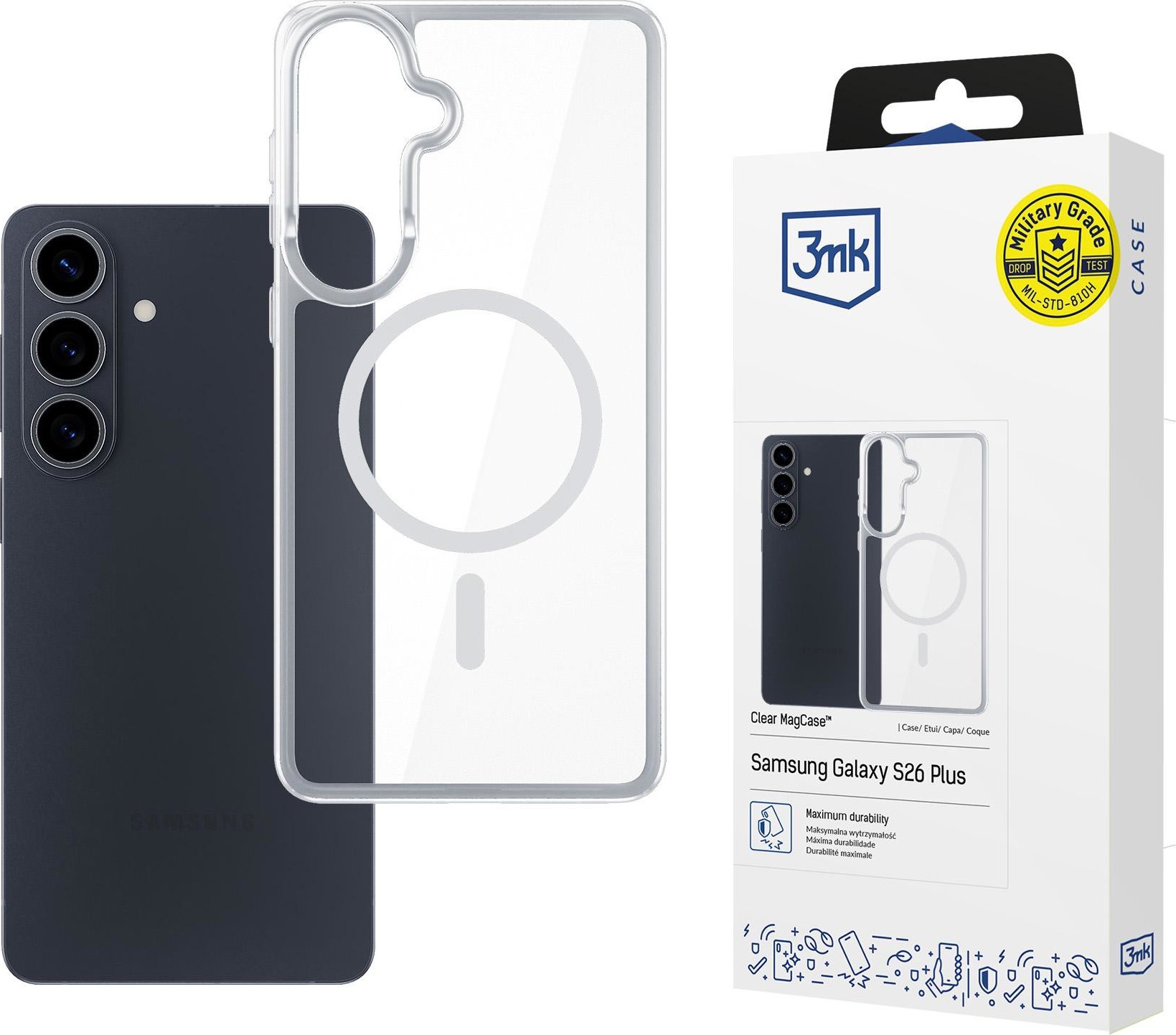 3mk ochranný kryt Armor MagCase pro Samsung Galaxy S26