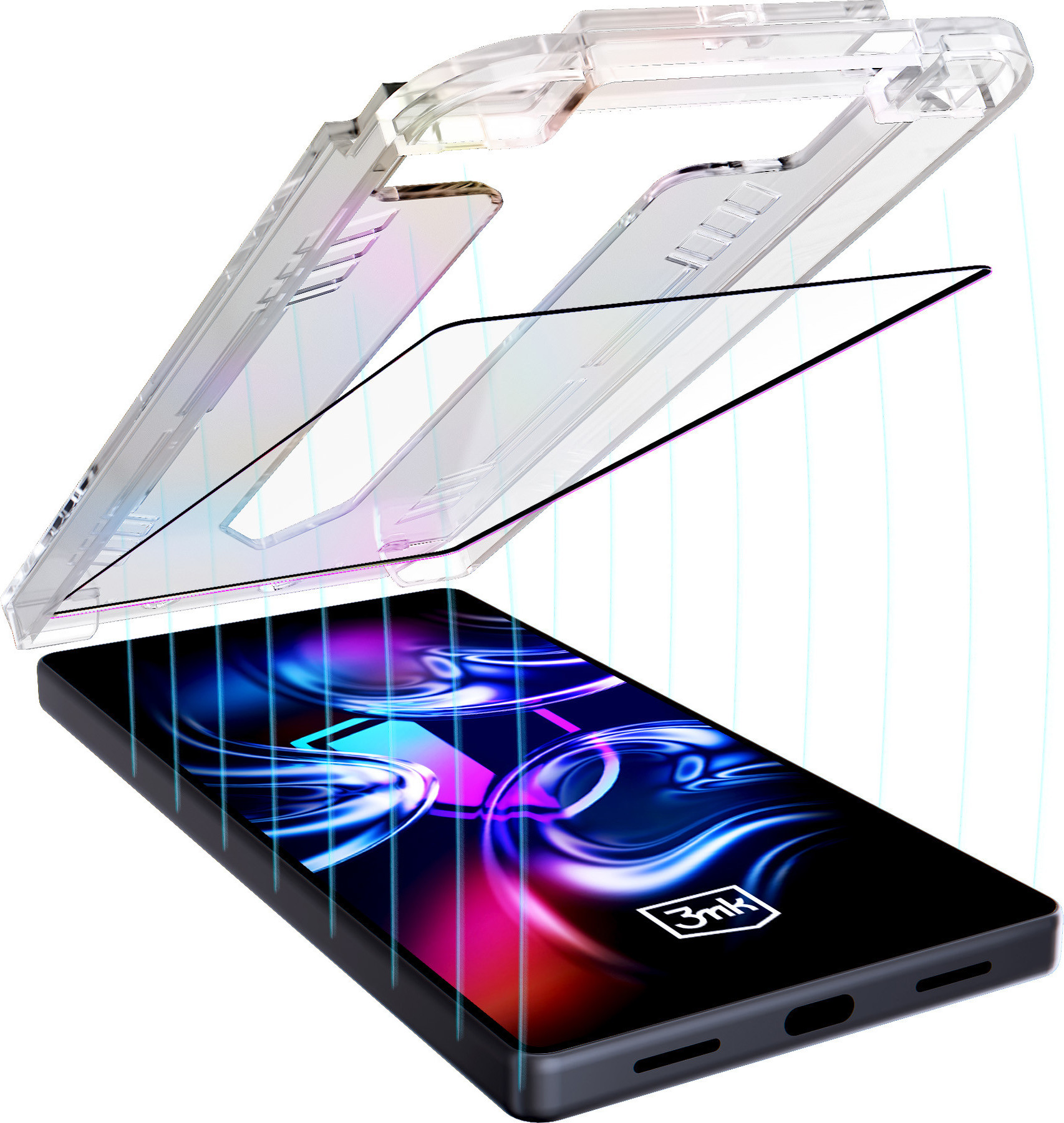 3mk tvrzené sklo Hardglass Max Framefit pro Samsung Galaxy S26