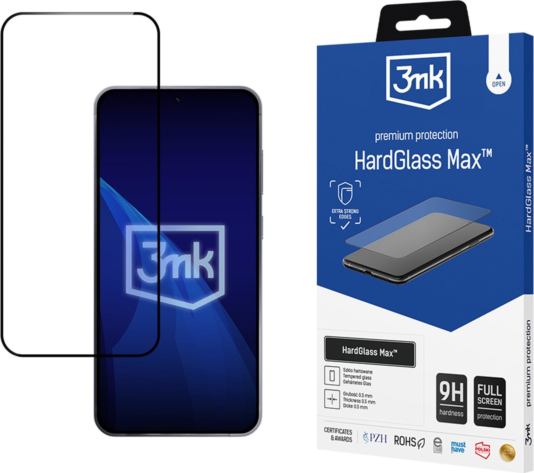 3mk tvrzené sklo Hardglass Max Framefit pro Samsung Galaxy S26