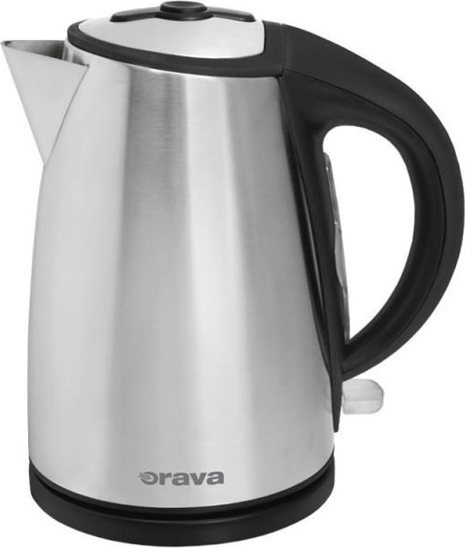 Orava VK-3717 rychlovarná konvice, 2000 W, 1.7 l, automatické vypnutí, stříbrná