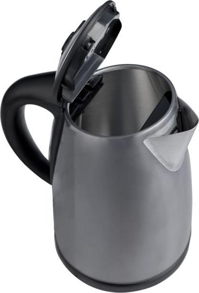 Orava VK-3717 GR rychlovarná konvice, 2000 W, 1.7 l, automatické vypnutí, stříbrná