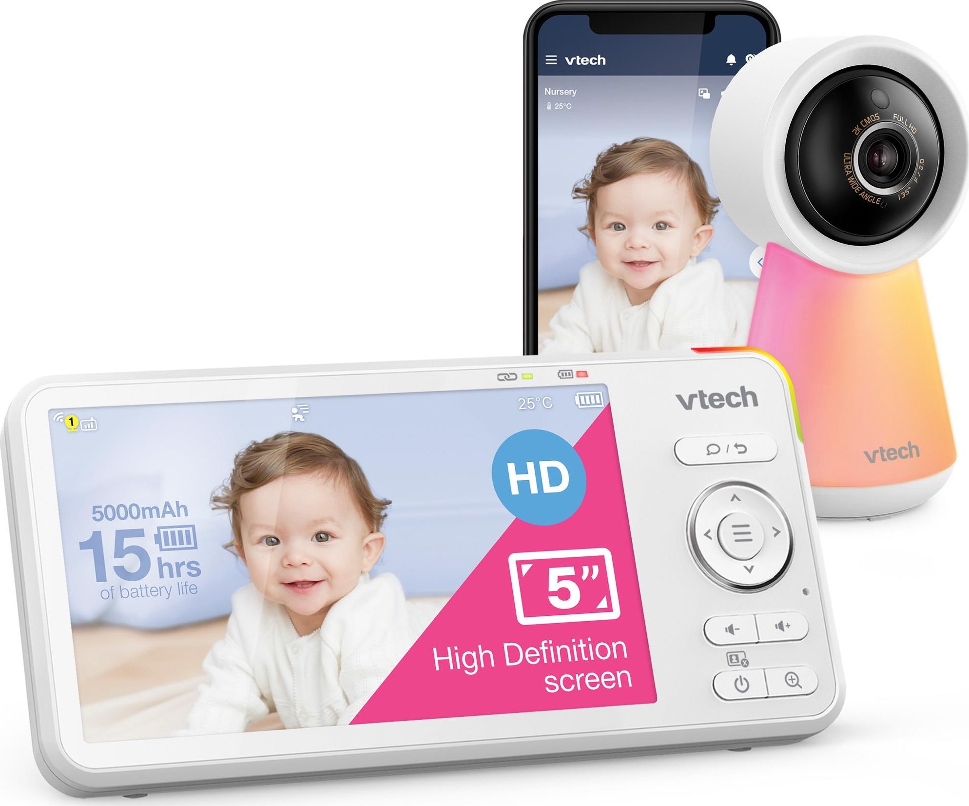 VTech RM5756HD - Smart Wi-Fi dětská video chůvička
