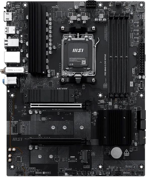 MSI MB Sc AM5 PRO B840-S EVO WIFI6E, AMD B840, 4xDDR5, WiFi, 1xHDMI