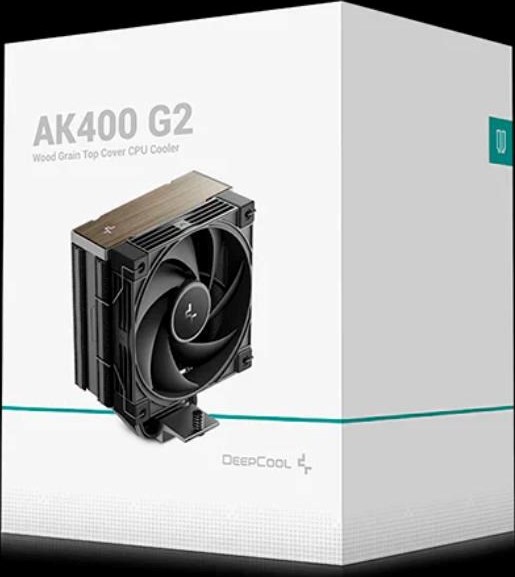 DEEPCOOL CPU Chladič AK400 G2, 1x120mm, LGA1851, AM5, černá