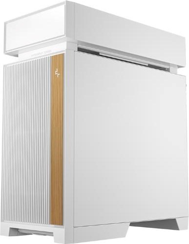 DEEPCOOL Case CL6600 WH, ATX, Průhledná bočnice, vodní chlazení, bílá