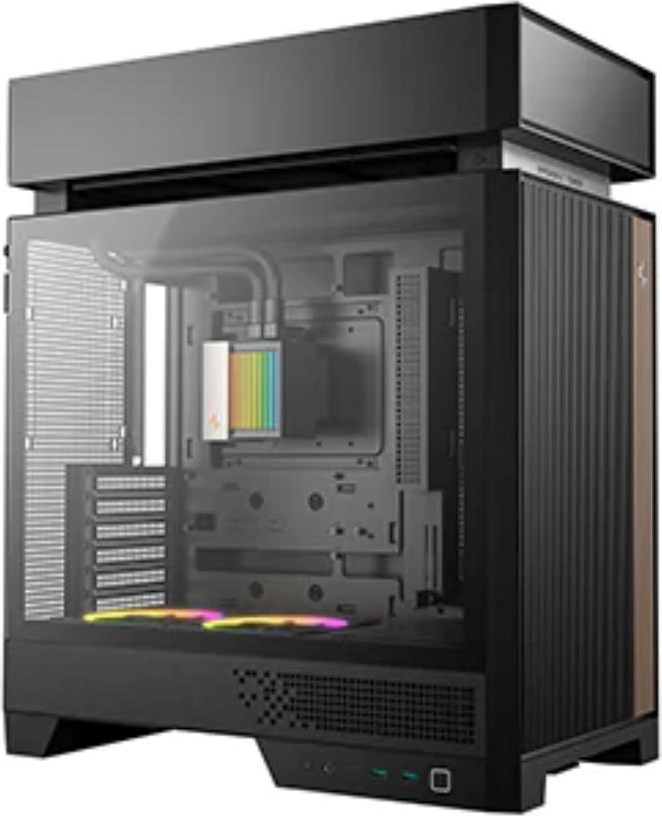 DEEPCOOL Case CL6600, ATX, Průhledná bočnice, vodní chlazení, černá