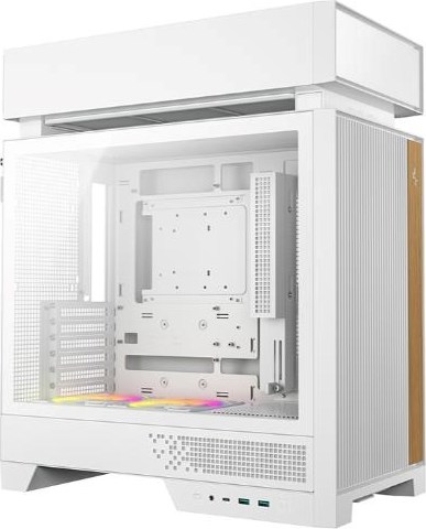 DEEPCOOL Case CL660 WH, ATX, Průhledná bočnice, bílá