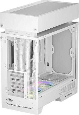 DEEPCOOL Case CL660 WH, ATX, Průhledná bočnice, bílá