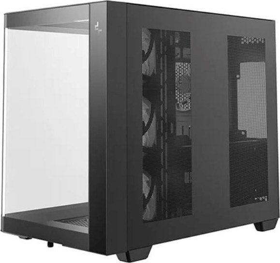 DEEPCOOL Case CG530U 4F, ATX, Průhledná bočnice, 4x120mm ARGB Fan, černá