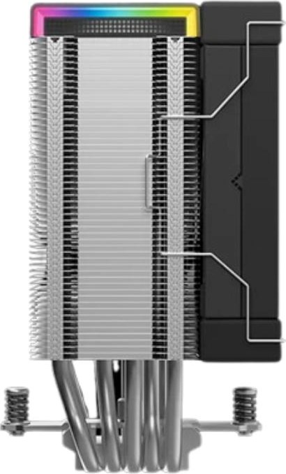 DEEPCOOL CPU Chladič AK500S DIGITAL SE, 1x120mm, LGA1851, AM5, černá