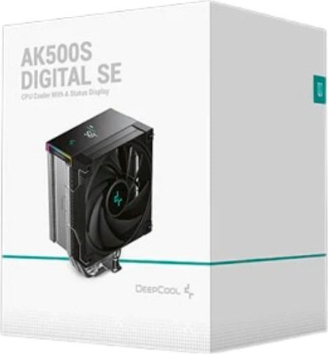 DEEPCOOL CPU Chladič AK500S DIGITAL SE, 1x120mm, LGA1851, AM5, černá