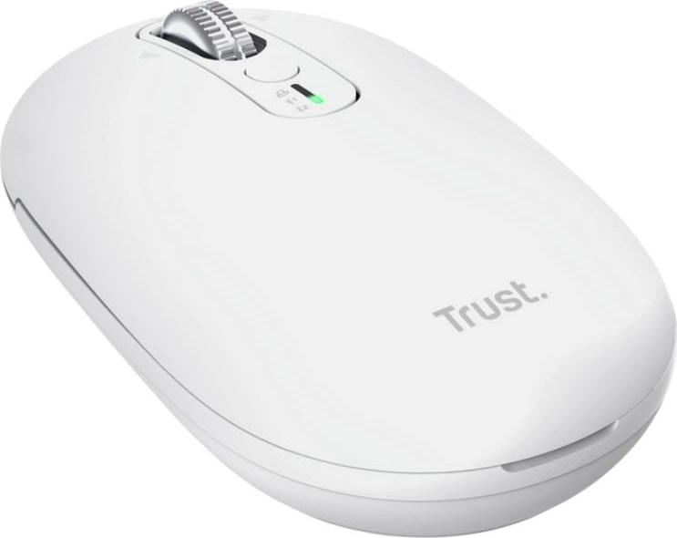 TRUST Myš Seron Hyperscroll Slim, Bezdrátová, bílá