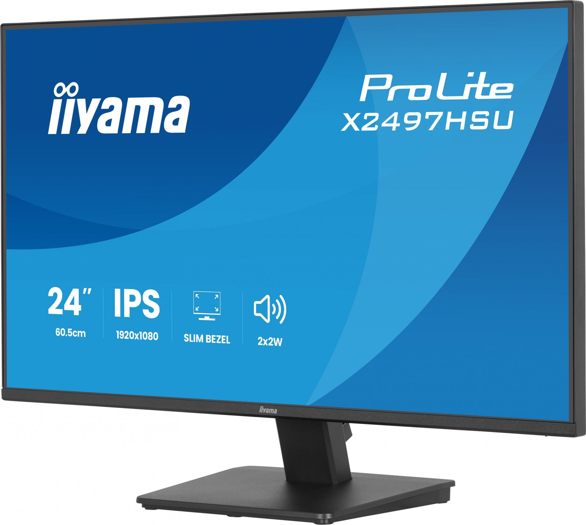 iiyama ProLite/X2497HSU-B1/23,8"/IPS/FHD/120Hz/4ms/Černá/5R