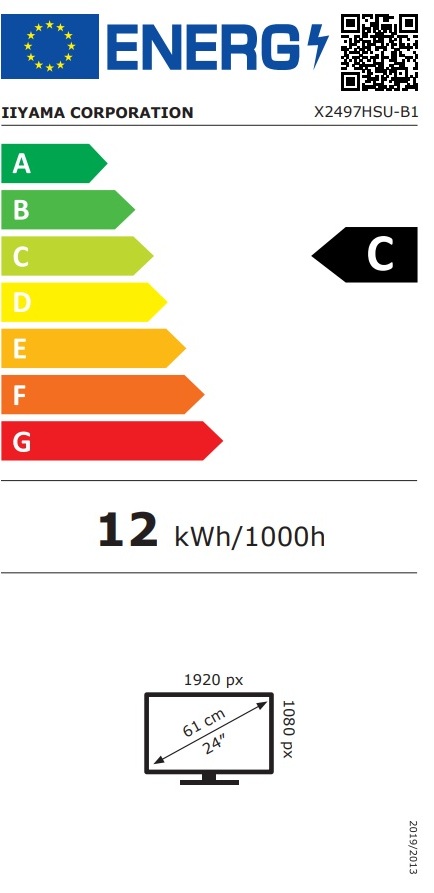 iiyama ProLite/X2497HSU-B1/23,8"/IPS/FHD/120Hz/4ms/Černá/5R