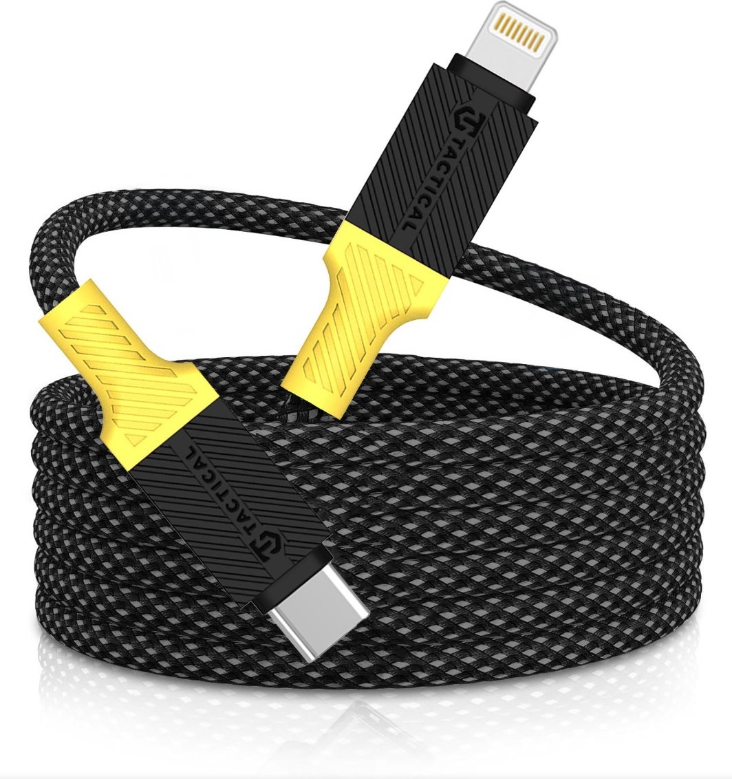 Tactical MagRope USB-C/Lightning 1m Black/Yellow