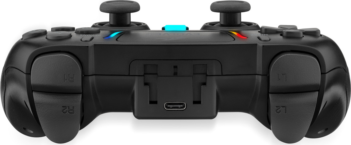 EVOLVEO Ptero2, bezdrátový & drátový gamepad pro PC, PS3/4/5, iOS, Android, Switch, černý
