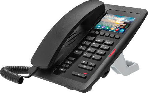 Grandstream Fanvil H5W hotelový WiFi SIP telefon, 2SIP, 3,5" bar. displ., 6 progr. tl., USB, PoE