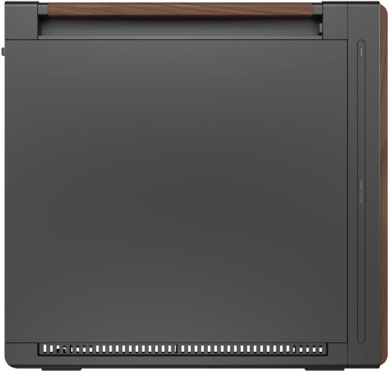 ASUS case PROART PA602 WALNUT WOOD MODERN METAL, Mid Tower, černá