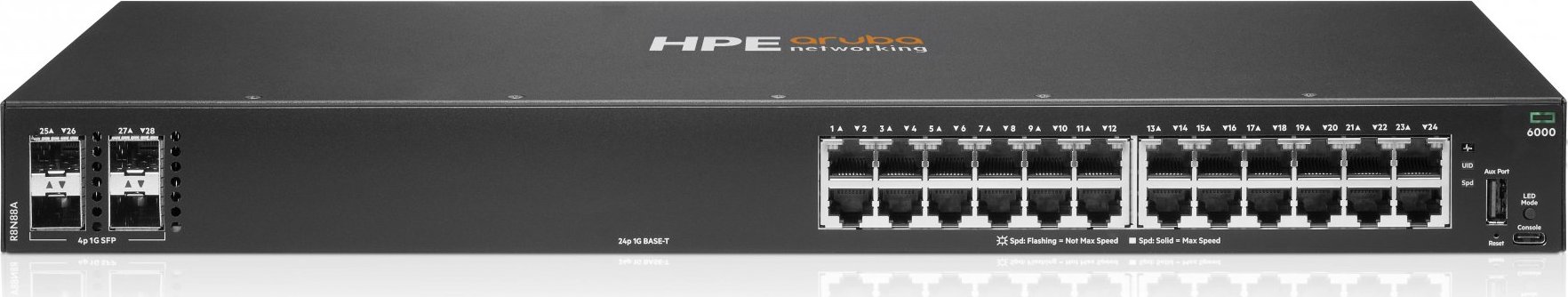 Hewlett Packard Enterprise HPE Aruba Networking CX 6000 24G 4SFP Switch