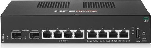 Hewlett Packard Enterprise HPE Aruba Networking CX 6000 8p 10M/100M/1G 2p SFP 1G Switch