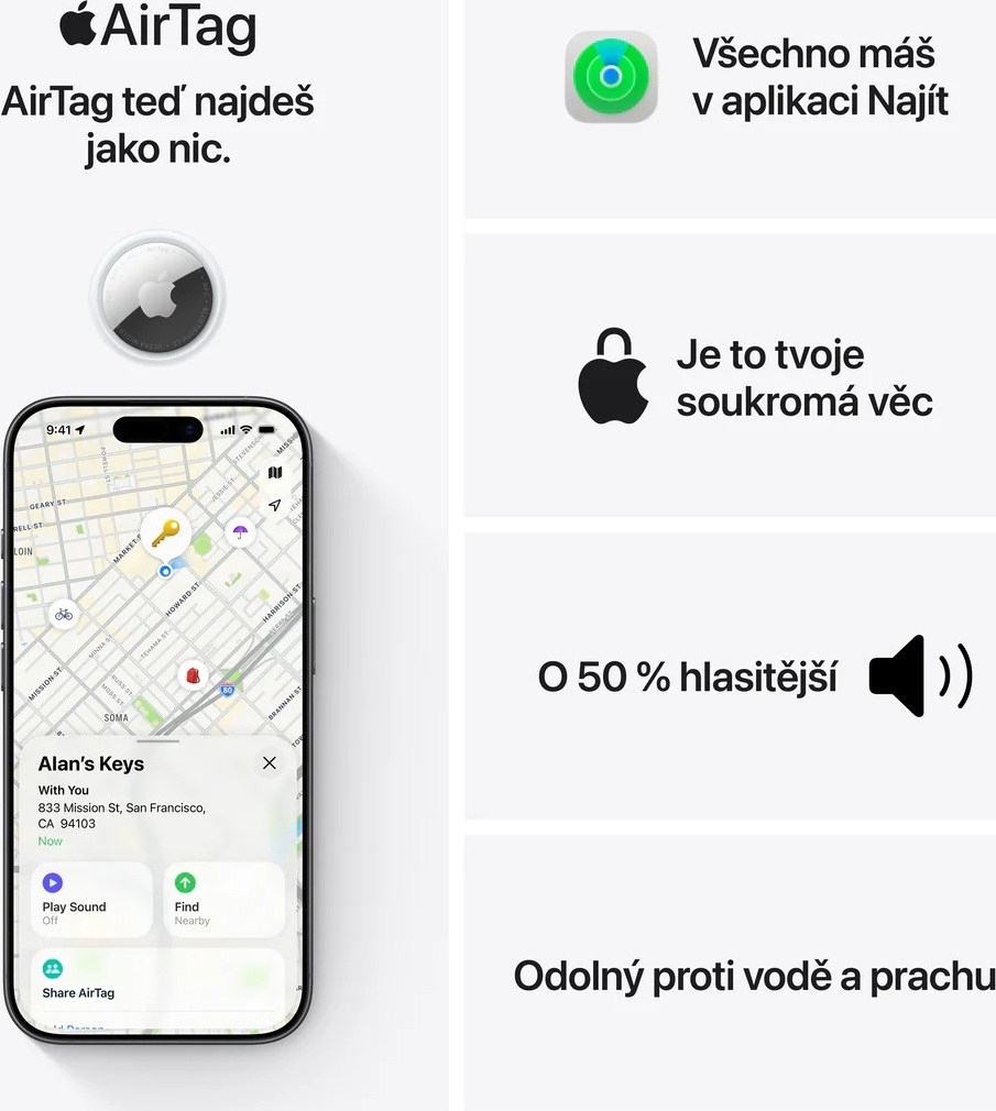 Apple AirTag 2.gen (4 Pack)