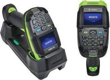 ROZBALENO - Zebra DS3678-KD, BT, 2D, HP, disp., FIPS, kit (USB), black, green